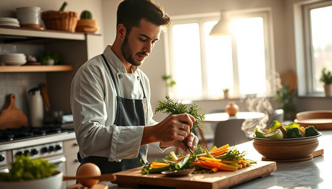 Comforting family dinner served at home