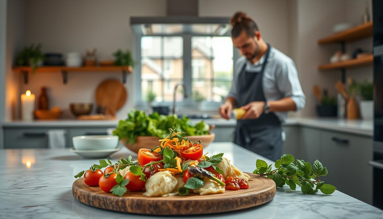 Ingredients prepared for a fast weeknight meal